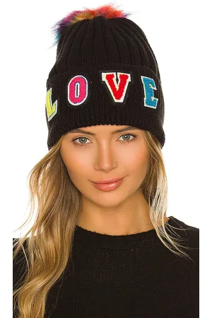 REVOLVE Jocelyn Jocelyn sombrero knitted love en color talla all en - Black. Talla all.