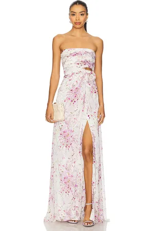 REVOLVE Cinq a Sept Cinq a sept vestido largo magy en color ivory,lavender talla 10 en - Ivory,Lavender. Talla 10 (también en 12).