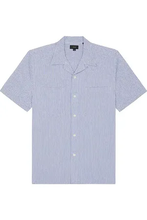 REVOLVE Vince Vince camisa manga corta 2 pocket en color azul talla L en - Blue. Talla L (también en M, S, XL/1X).