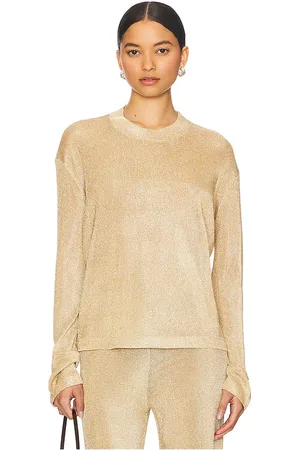 REVOLVE SER.O.YA Ser.o.ya top de punto metalizado hana en color oro metálico talla L en - Metallic Gold. Talla L (también en M, S, XL, XS, XXS).