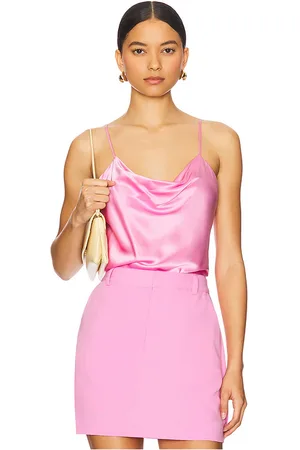 REVOLVE Cinq a Sept Cinq a sept top sin mangas marta en color rosado talla L en - Pink. Talla L (también en M, S, XS).