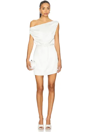 REVOLVE SANS FAFF Sans faff vestido largo con hombro descubierto parker en color talla L en - White. Talla L (también en M, S, XL, XS).