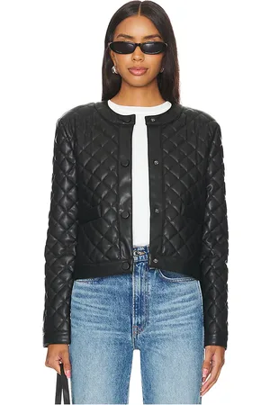 REVOLVE Steve Madden Steve madden chaqueta martine en color talla L en - Black. Talla L (también en XL).