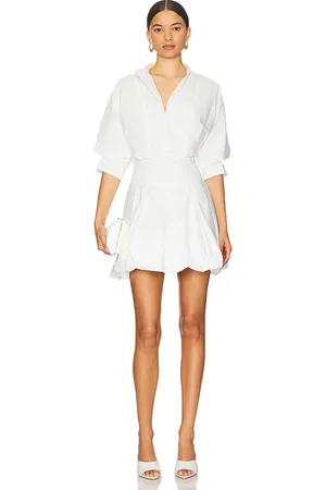 REVOLVE SIMKHAI Simkhai mini vestido burbuja effie en color talla 0 en - White. Talla 0 (también en 10, 12, 2, 4, 6, 8).