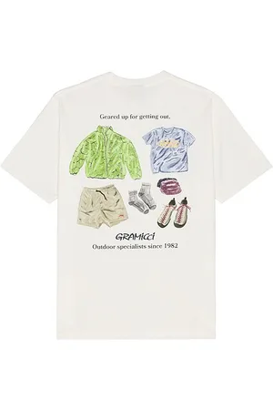 REVOLVE Gramicci Gramicci camiseta geared en color talla L en - White. Talla L (también en M, S, XL/1X).