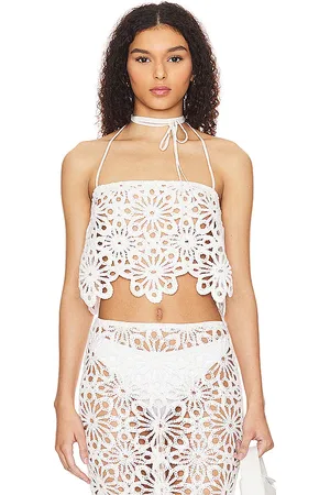 REVOLVE Tularosa Tularosa nikki top en color blanco talla XL en - White. Talla XL (también en L).