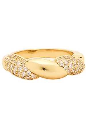 REVOLVE Joy Dravecky Jewelry Joy dravecky jewelry anillo brooke en color oro metálico talla 6 en - Metallic Gold. Talla 6 (también en 7, 8).