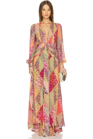 REVOLVE RIXO Rixo vestido meera en color rosado talla L en - Pink. Talla L (también en M).