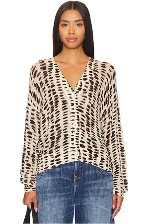REVOLVE LNA Lna cárdigan en color bronce talla M en - Tan. Talla M (también en S).