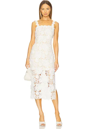 REVOLVE Generation Love Generation love vestido midi marnee en color blanco talla L en - White. Talla L (también en M, S, XL, XS).