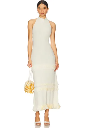 REVOLVE Alexis Alexis vestido ines en color crema talla L en - Cream. Talla L (también en M, S, XS).