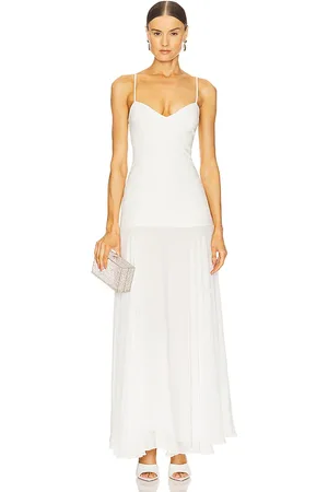 REVOLVE Lovers and Friends Lovers and friends vestido largo rochelle en color blanco talla L en - White. Talla L (también en M, S, XS).