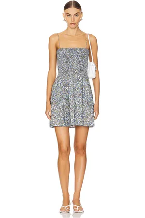 REVOLVE FAITHFULL THE BRAND Faithfull the brand vestido josa en color azul talla L en - Blue. Talla L (también en S).