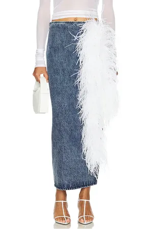 REVOLVE Milkwhite Milkwhite falda tubo midi en color azul talla M en - Blue. Talla M (también en S, XL).