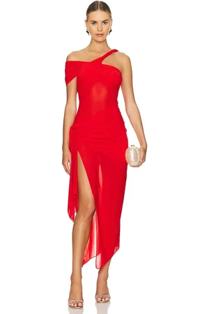 REVOLVE Ronny Kobo Ronny kobo vestido viper en color talla L en - Red. Talla L (también en S).