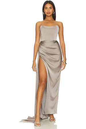 REVOLVE Katie May Katie may vestido largo bita en color plateado metálico talla XS en - Metallic Silver. Talla XS (también en XXS).