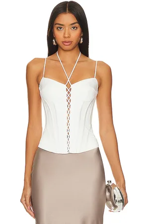 REVOLVE Rozie Corsets Rozie corsets top corsé en color talla 36/S en - White. Talla 36/S (también en 40/L).
