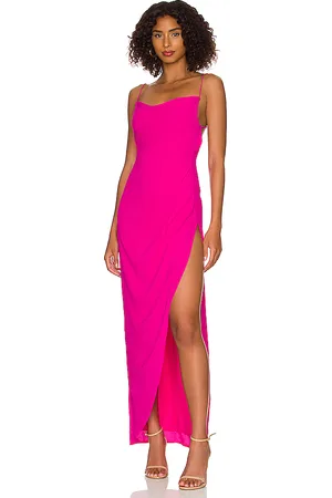 REVOLVE MORE TO COME More to come maxivestido envolvente catalina en color fucsia talla S en - Fuchsia. Talla S (también en XS).