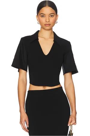 REVOLVE SIMKHAI Simkhai lizzie top en color talla L en - Black. Talla L (también en M, S, XS).