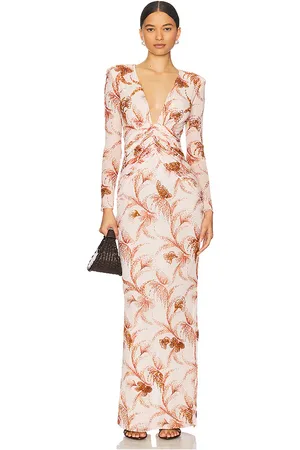 REVOLVE PatBO Patbo maxivestido sunset en color ,brown talla 0 en - ,Brown. Talla 0 (también en 4, 6, 8).
