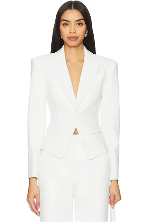 REVOLVE Camila Coelho Camila coelho enzie blazer en color talla XS en - White. Talla XS (también en XXS).