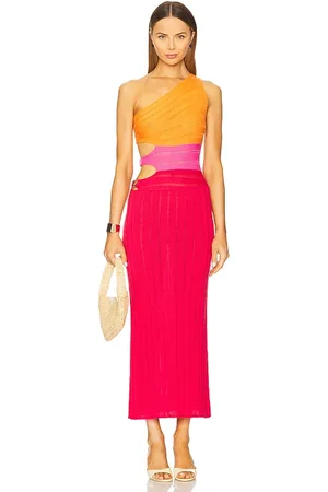 REVOLVE Capittana Capittana vestido lauren en color rojo talla M/L en - Red. Talla M/L (también en XL, XS/S).