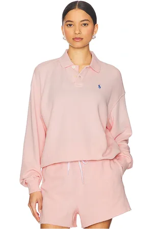 REVOLVE Polo Ralph Lauren Polo ralph lauren sudadera de punto tipo polo island fleece knit en color rosado talla L en - Pink. Talla L (también en M