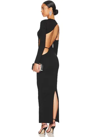 REVOLVE Superdown Superdown vestido largo margo en color talla L en - Black. Talla L (también en XS, XXS).