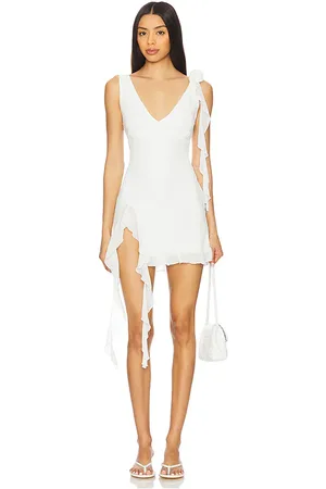 REVOLVE MORE TO COME More to come vestido myla en color talla L en - White. Talla L (también en XXS).