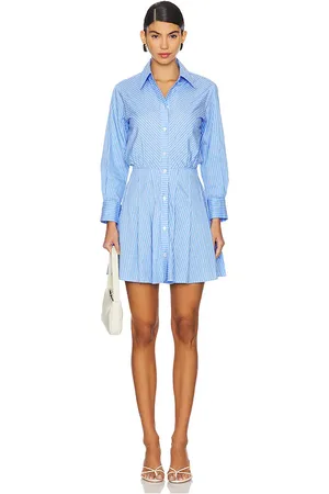REVOLVE Karina Grimaldi Karina grimaldi minivestido blair en color azul talla S en - Blue. Talla S (también en XS).