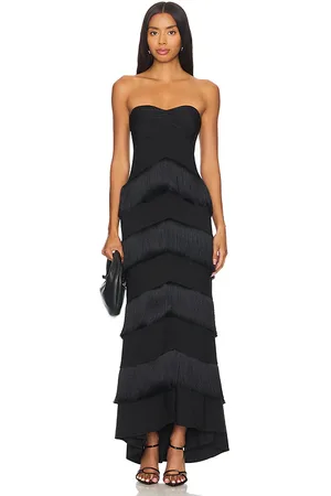 REVOLVE House of Harlow 1960 House of harlow 1960 maxivestido hera fringe en color talla M en - Black. Talla M (también en XS).