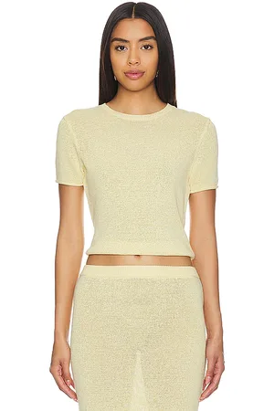 REVOLVE SER.O.YA Ser.o.ya camiseta clare en color amarillo limon talla S en - Lemon. Talla S (también en XS).