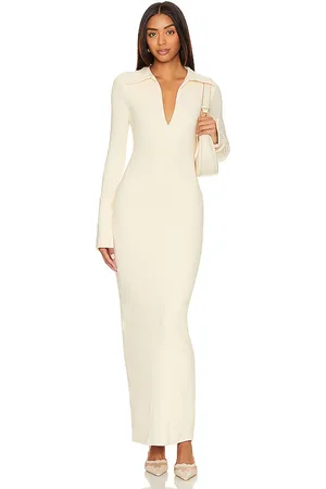 REVOLVE The Line by K The line by k vestido candela en color crema talla M en - Cream. Talla M (también en XS).