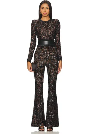 REVOLVE Nadine Merabi Nadine merabi bella jumpsuit en color talla 10/L en - Black. Talla 10/L (también en 8/M).
