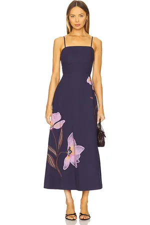 REVOLVE Cleobella Cleobella vestido al tobillo riley en color azul marino talla M en - Navy. Talla M (también en S, XS).