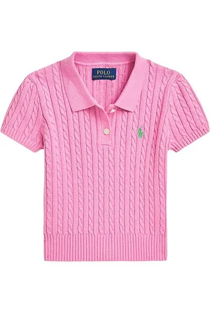 REVOLVE Polo Ralph Lauren Polo ralph lauren mini polo de punto trenzado en color rosado talla 3 en - Pink. Talla 3 (también en 5).