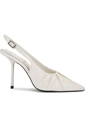 REVOLVE BLACK SUEDE STUDIO Black suede studio sandalia piazza slingback 100 en color ivory talla 8.5 en - Ivory. Talla 8.5 (también en
