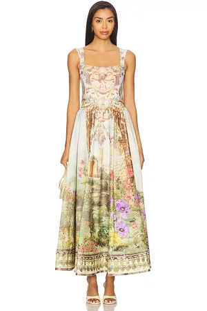 REVOLVE Alice + Olivia Alice + olivia vestido corsé guinevere en color verde talla 0 en - Green. Talla 0 (también en 2).