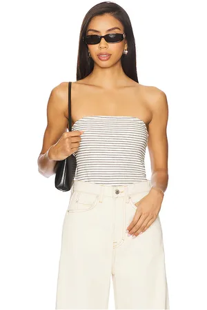 REVOLVE Perfectwhitetee Perfectwhitetee top tubo en color navy,cream talla L en - Navy,Cream. Talla L (también en M, S, XL, XS).