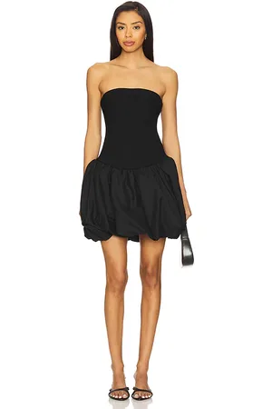 REVOLVE SIMKHAI Simkhai mini vestido burbuja pollie en color talla L en - Black. Talla L (también en M, S, XS).
