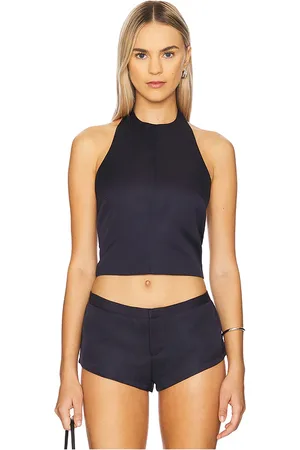 REVOLVE Nakedvice Nakedvice top halter reese en color talla L en - Navy. Talla L (también en M, S, XL, XS).