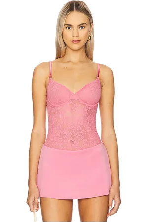 REVOLVE Fleur du mal Fleur du mal body encaje le stretch en color rosado talla L en - Pink. Talla L (también en M, S, XS).