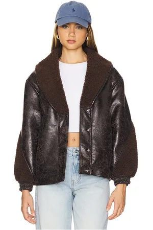 REVOLVE BLANKNYC Blanknyc chaqueta en color chocolate talla L en - Chocolate. Talla L (también en M).