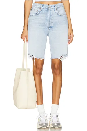 REVOLVE AGOLDE Agolde shorts holgados de tiro medio 90