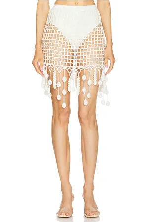REVOLVE Cult Gaia Cult gaia falda moki en color blanco talla L en - White. Talla L (también en M).
