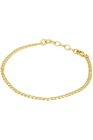 REVOLVE Serge de Nimes Serge de nimes brazalete de cadena flat cuban en color oro metálico talla all en - Metallic Gold. Talla all.