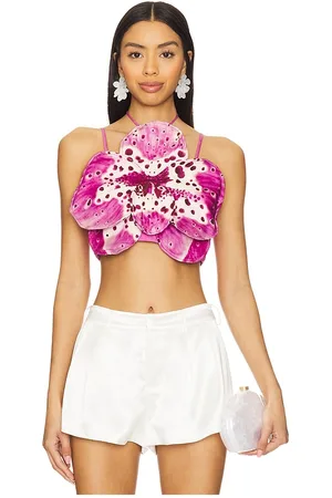 REVOLVE AMUR Amur maisie 3d orchid top en color rosado talla 12 en - Pink. Talla 12 (también en 6).