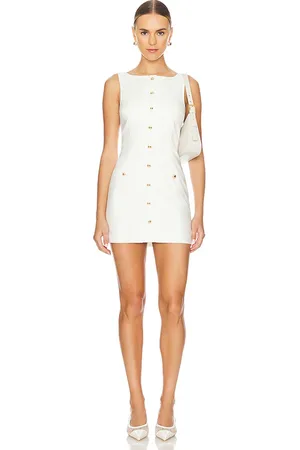 REVOLVE Lovers and Friends Lovers and friends vestido meredith mini en color talla L en - White. Talla L (también en S).