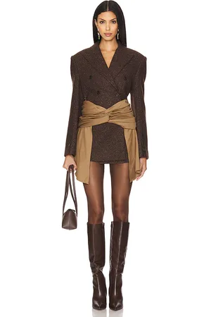 REVOLVE ROKH Rokh wrapped blazer en color marrón talla 34/2 en - Brown. Talla 34/2 (también en 36/4).