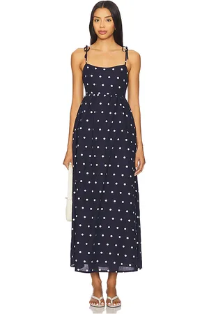 REVOLVE BEACH RIOT Beach riot maxivestido valory en color azul marino talla L en - Navy. Talla L (también en M, S, XL, XS).